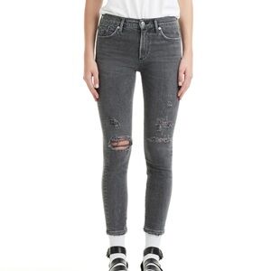 NEW AGOLDE - Sophie Crop High Rise Skinny in Maverick 30